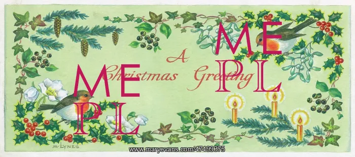 : Robins and A Christmas Greeting : Robins and A Christmas Greeting