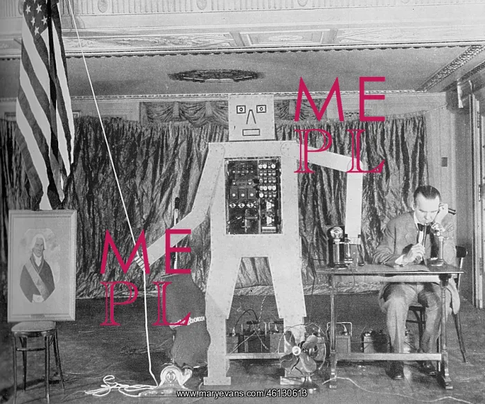 : Robot, 1928 - A Mechanical Man who may do work of tomorrow : Robot, 1928 - A Mechanical Man who may do work of tomorrow