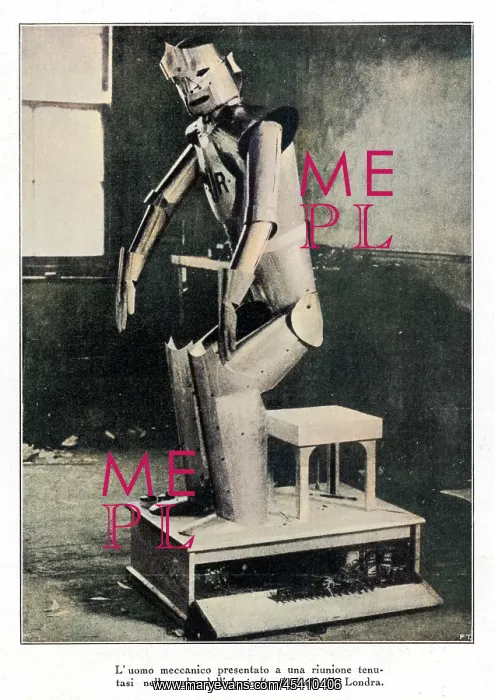 : Robot character from a play by Karel Capek : Robot character from a play by Karel Capek