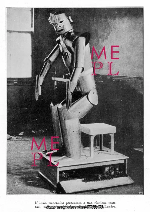 : Robot character from a play by Karel Capek : Robot character from a play by Karel Capek