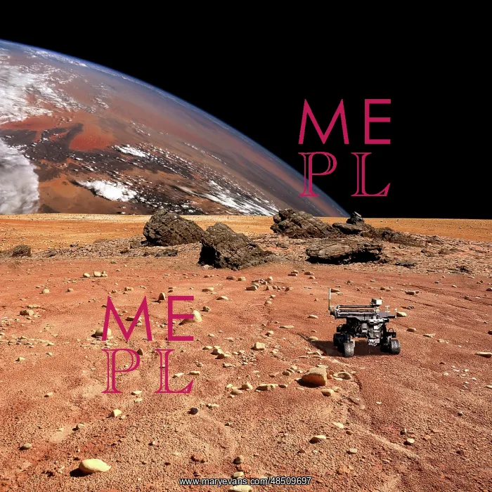 : A robotic rover explores an alien world with a large planet : A robotic rover explores an alien world with a large planet