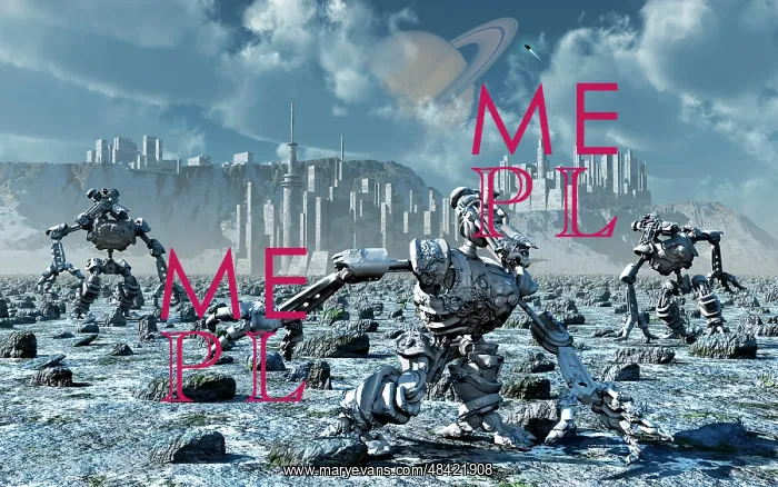 : Robots gathering rich mineral deposits from the surface of ? : Robots gathering rich mineral deposits from the surface of ?