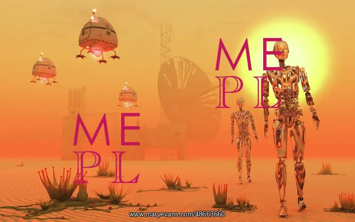 : Robots being used to mine and terraform a hostile planet : Robots being used to mine and terraform a hostile planet