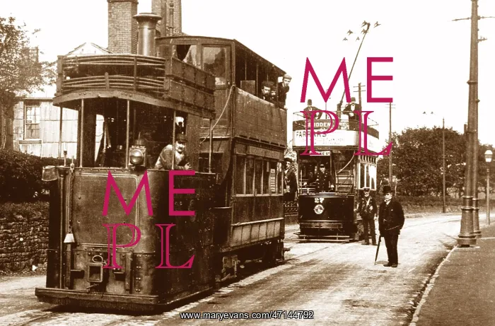  : Rochdale steam and electric trams early 1900s