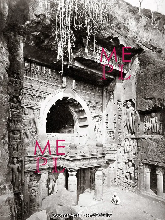  : Rock-cut caves, India, c.1870's