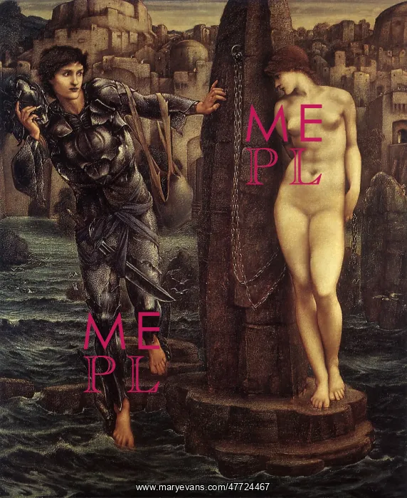 : Rock of Doom, by Burne-Jones : Rock of Doom, by Burne-Jones
