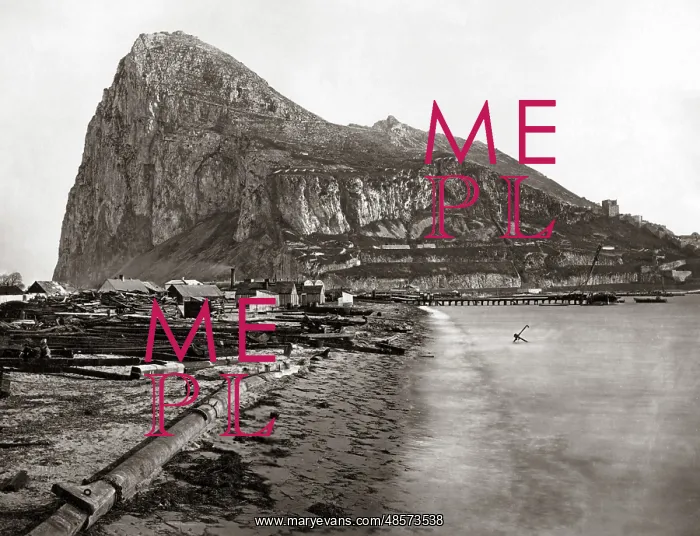  : The Rock of Gibraltar, circa 1880s