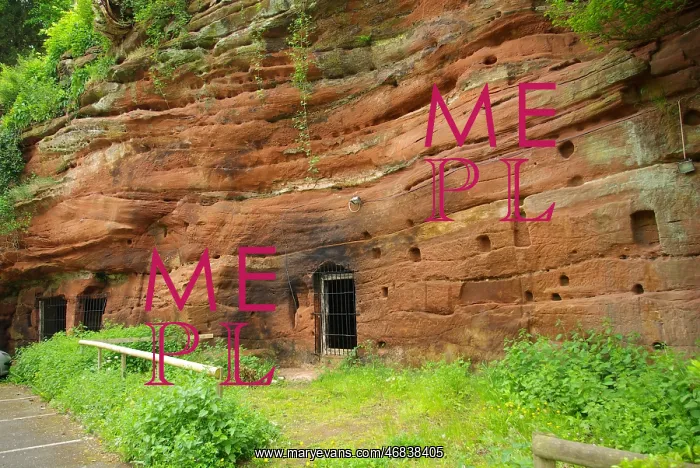 : Rock house at Wolverley, Worcestershire : Rock house at Wolverley, Worcestershire