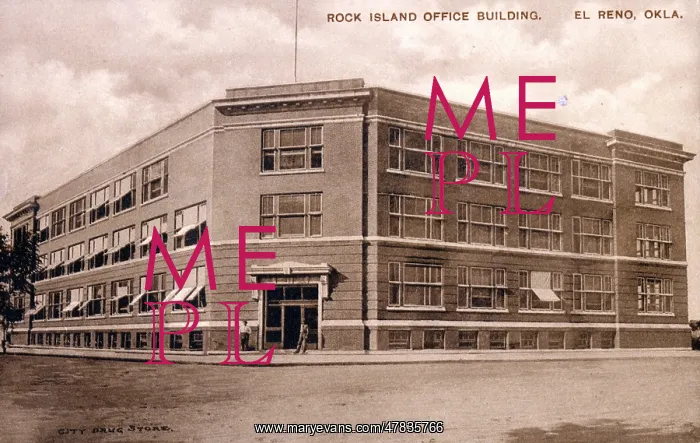  : Rock Island Office Building, El Reno, Oklahoma, USA