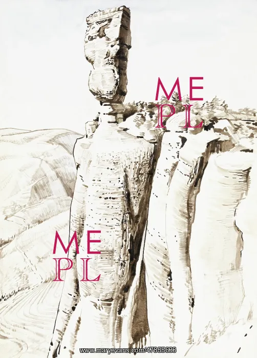 : Rock perched precariously on clifftop : Rock perched precariously on clifftop