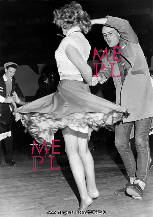  : Rock and roll dancing couple