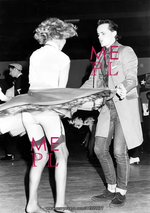  : Rock and roll dancing couple