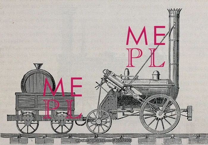 : Rocket steam engine designed by Stephenson, founder : Rocket steam engine designed by Stephenson, founder