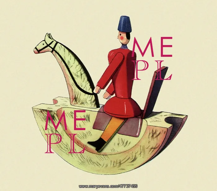 : Rocking Horse and Rider : Rocking Horse and Rider