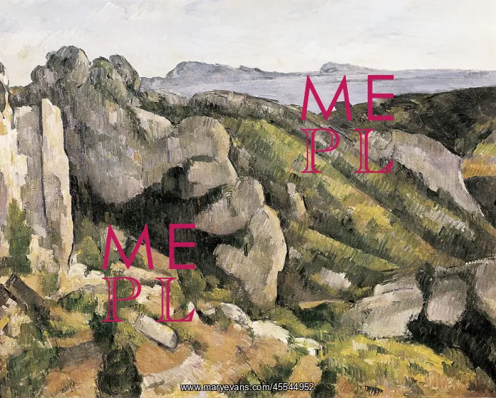 : Rocks at L'Estaque, by Paul Cezanne : Rocks at L'Estaque, by Paul Cezanne