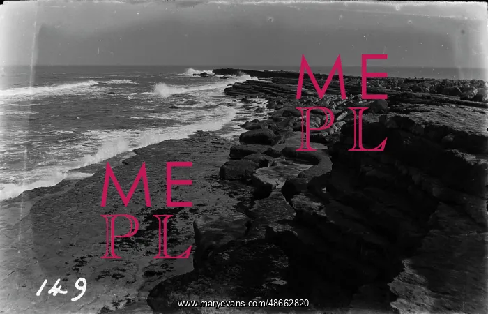 : Rocky Shoreline by the Sea : Rocky Shoreline by the Sea