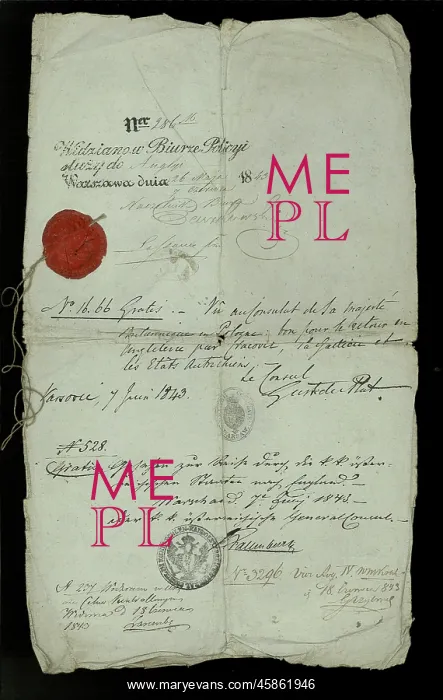 : Roderick Murchison's Russian passport : Roderick Murchison's Russian passport