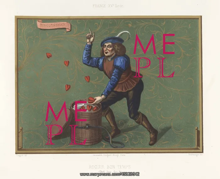  : Roger Bontemps locking his heart in a box