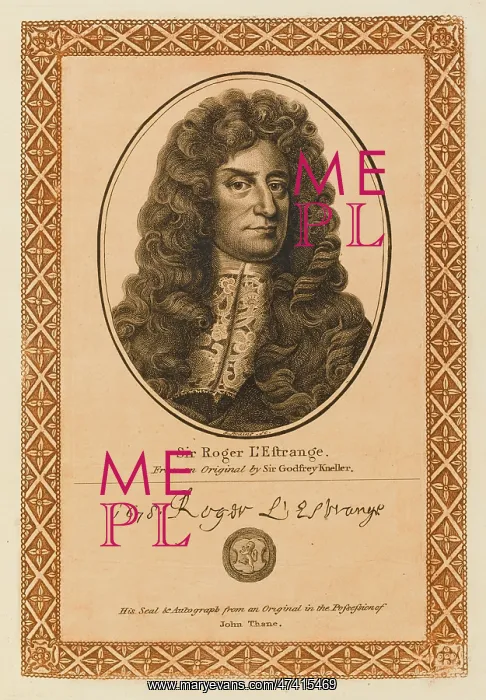 : ROGER L'ESTRANGE : ROGER L'ESTRANGE
