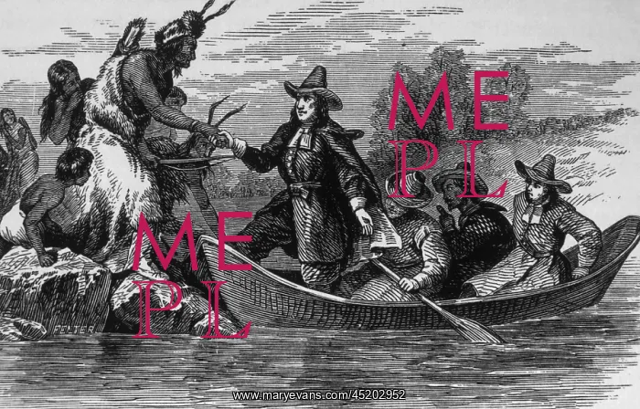 : Roger Williams landing at Providence in ? : Roger Williams landing at Providence in ?