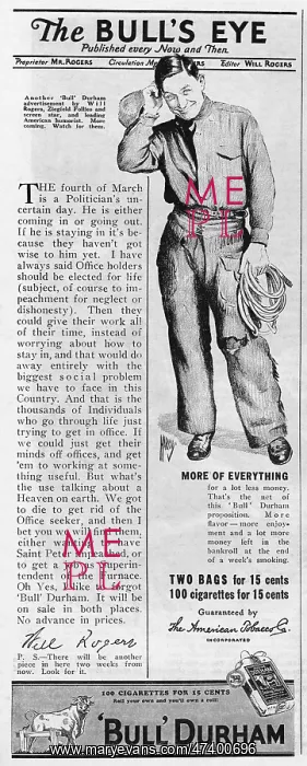 : WILL ROGERS : WILL ROGERS