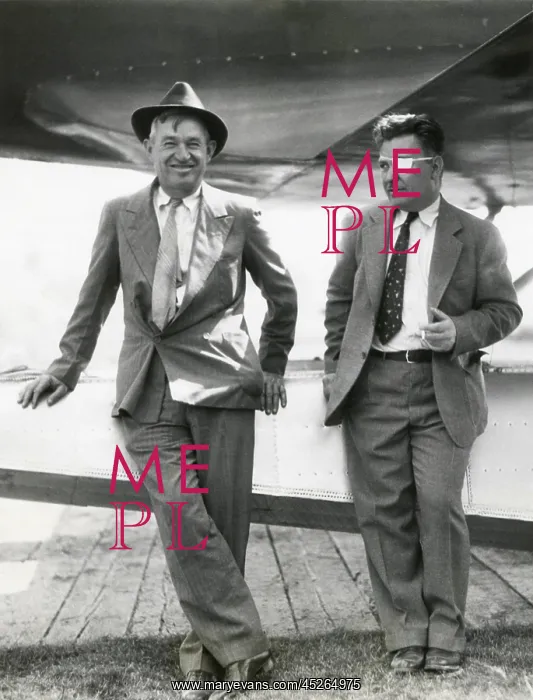 : Will Rogers and Wiley Post before their ill-fated : Will Rogers and Wiley Post before their ill-fated