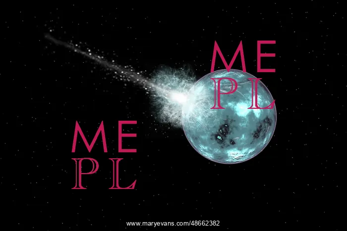 : A rogue comet hitting a distant alien ice world : A rogue comet hitting a distant alien ice world