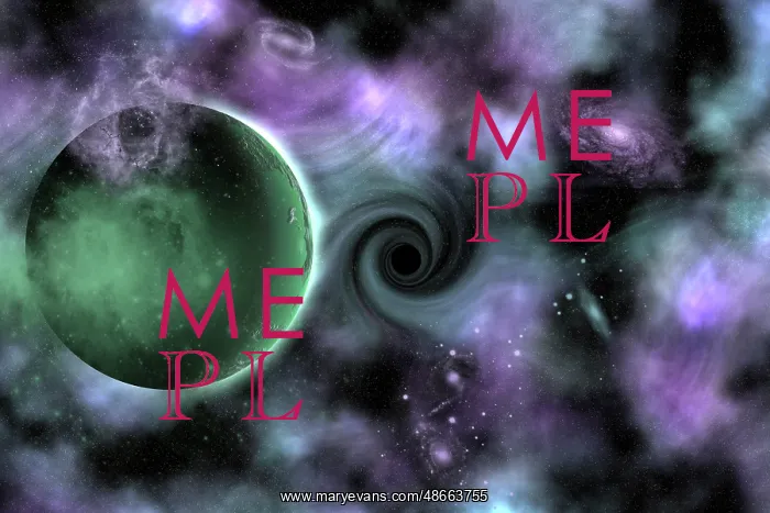 : A rogue planet being pulled into a black hole : A rogue planet being pulled into a black hole
