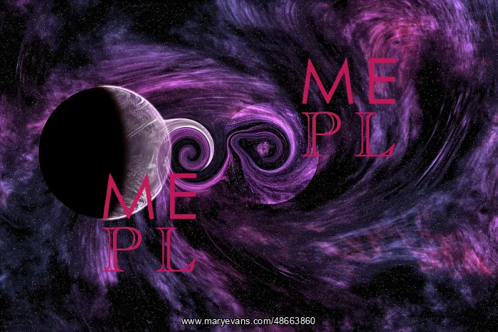 : A rogue planet being pulled into a black hole : A rogue planet being pulled into a black hole