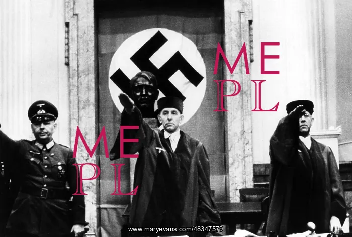 : Roland Freisler at a trial of the assassination : Roland Freisler at a trial of the assassination