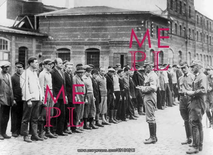 : Roll Call at the Concentration Camp in Oranienburg, 1933 : Roll Call at the Concentration Camp in Oranienburg, 1933