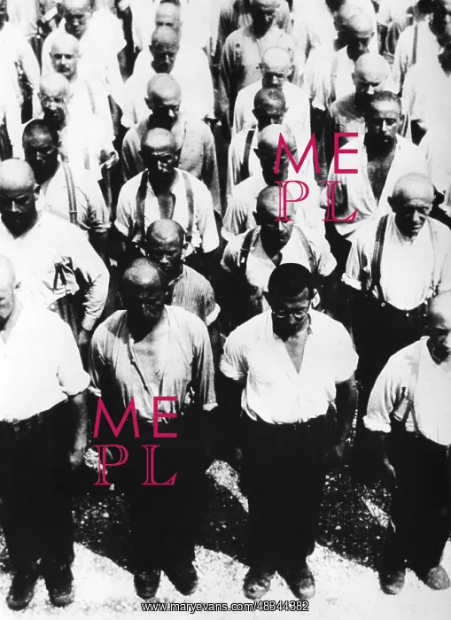 : Roll call in the Dachau concentration camp : Roll call in the Dachau concentration camp