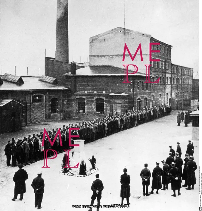 : Roll call in the Oranienburg concentration camp : Roll call in the Oranienburg concentration camp