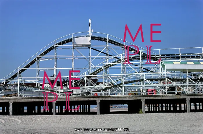 : Roller coaster, rides, amusement park, pier : Roller coaster, rides, amusement park, pier