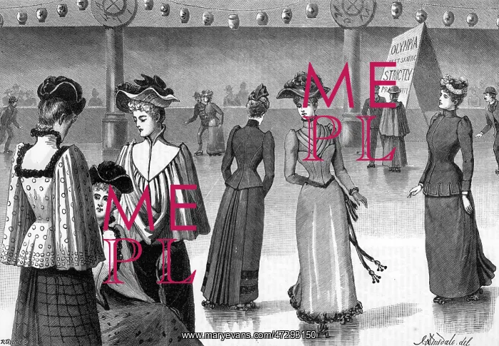 : Roller Skating 1891 : Roller Skating 1891