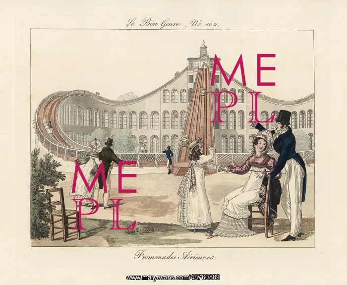  : Rollercoaster in the Jardin Baujon, early 19th century