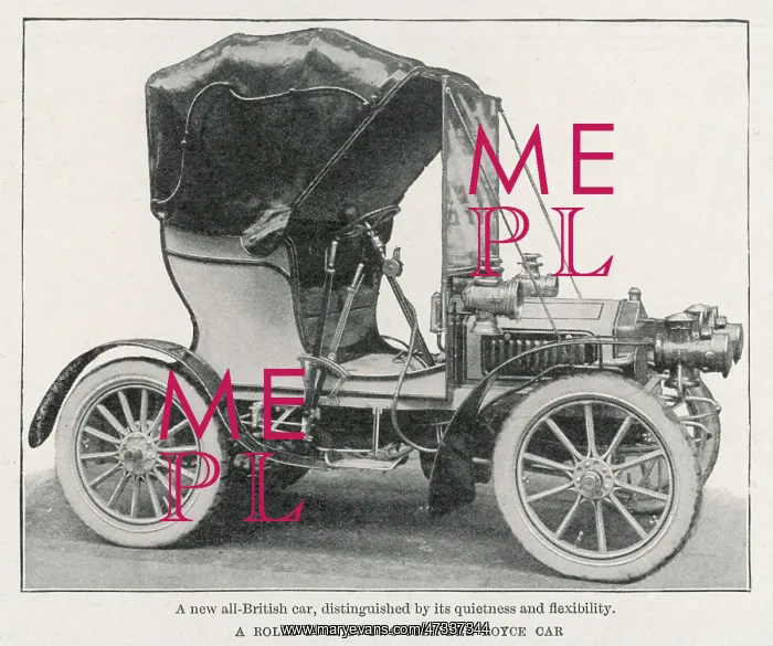 : ROLLS MOTOR CAR 1905 : ROLLS MOTOR CAR 1905