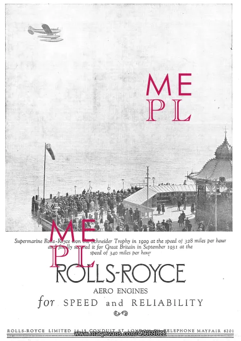 : Rolls-Royce Aero Engine Powers 1931 Schneider Trophy Winner : Rolls-Royce Aero Engine Powers 1931 Schneider Trophy Winner