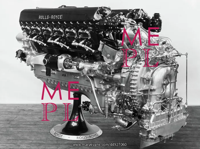 : Rolls-Royce Merlin X / 10 Supercharged Piston Aero-Engine : Rolls-Royce Merlin X / 10 Supercharged Piston Aero-Engine