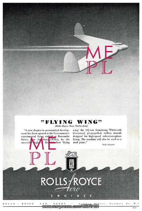 : Rolls-Royce Nene - AW Flying Wing : Rolls-Royce Nene - AW Flying Wing
