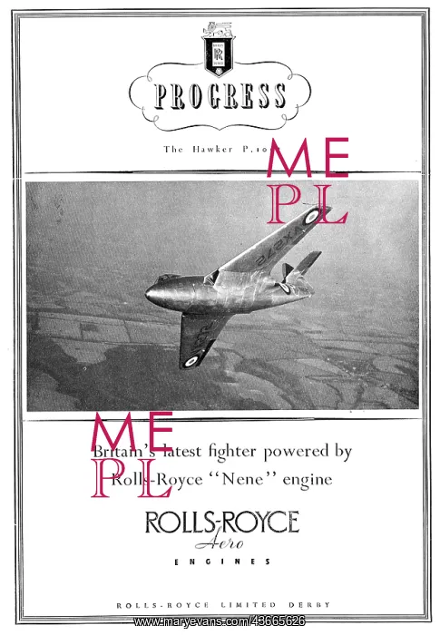 : Rolls-Royce Nene Hawker P1052 : Rolls-Royce Nene Hawker P1052