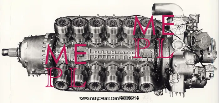 : Rolls-Royce Pennine 24-cylinder, air-cooled, X-block : Rolls-Royce Pennine 24-cylinder, air-cooled, X-block