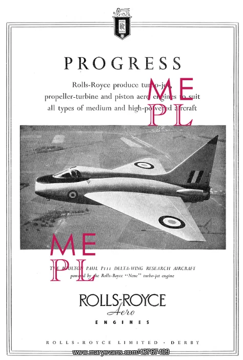 : Rolls-Royce Progress - Boulton Paul P111 Nene : Rolls-Royce Progress - Boulton Paul P111 Nene