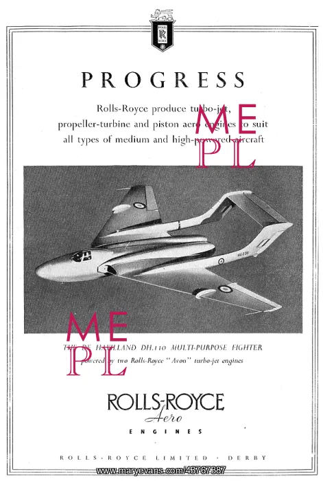 : Rolls-Royce Progress - DH110 Avon : Rolls-Royce Progress - DH110 Avon