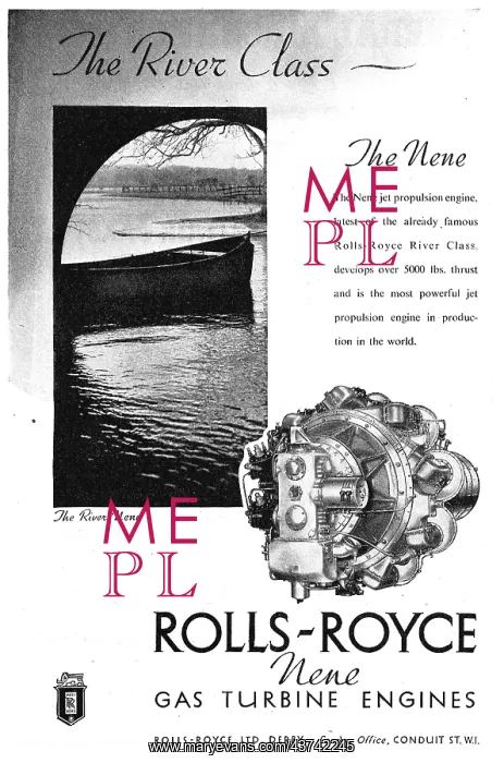 : Rolls-Royce River Class Jet Engines - Nene : Rolls-Royce River Class Jet Engines - Nene