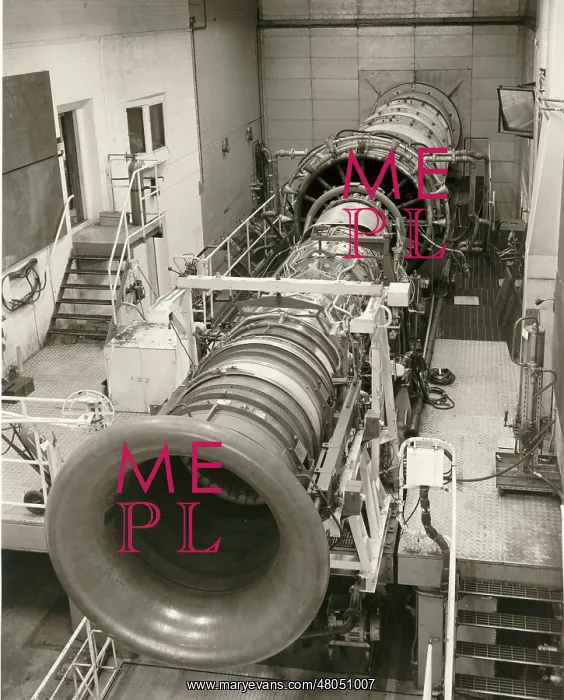 : Rolls Royce / Snecma Olympus 593 Mk602 engine in a test cell : Rolls Royce / Snecma Olympus 593 Mk602 engine in a test cell