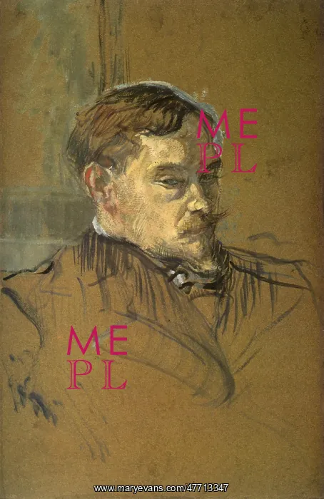 : Romain Coolus, by Toulouse-Lautrec : Romain Coolus, by Toulouse-Lautrec