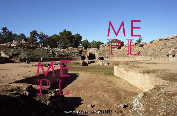 : Roman Amphitheatre, Merida, Spain : Roman Amphitheatre, Merida, Spain