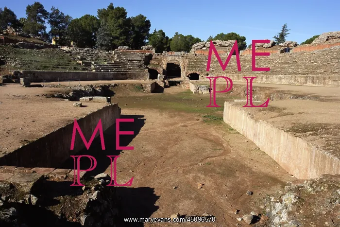 : Roman Amphitheatre, Merida, Spain : Roman Amphitheatre, Merida, Spain