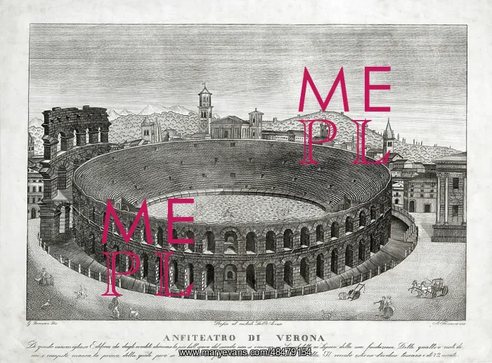  : Roman Ampitheatre at Verona, Italy